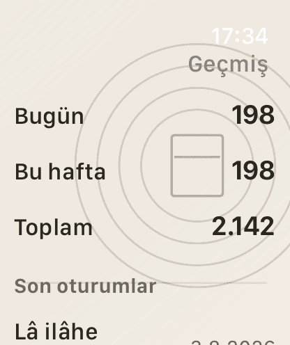 Günlük ilerleme